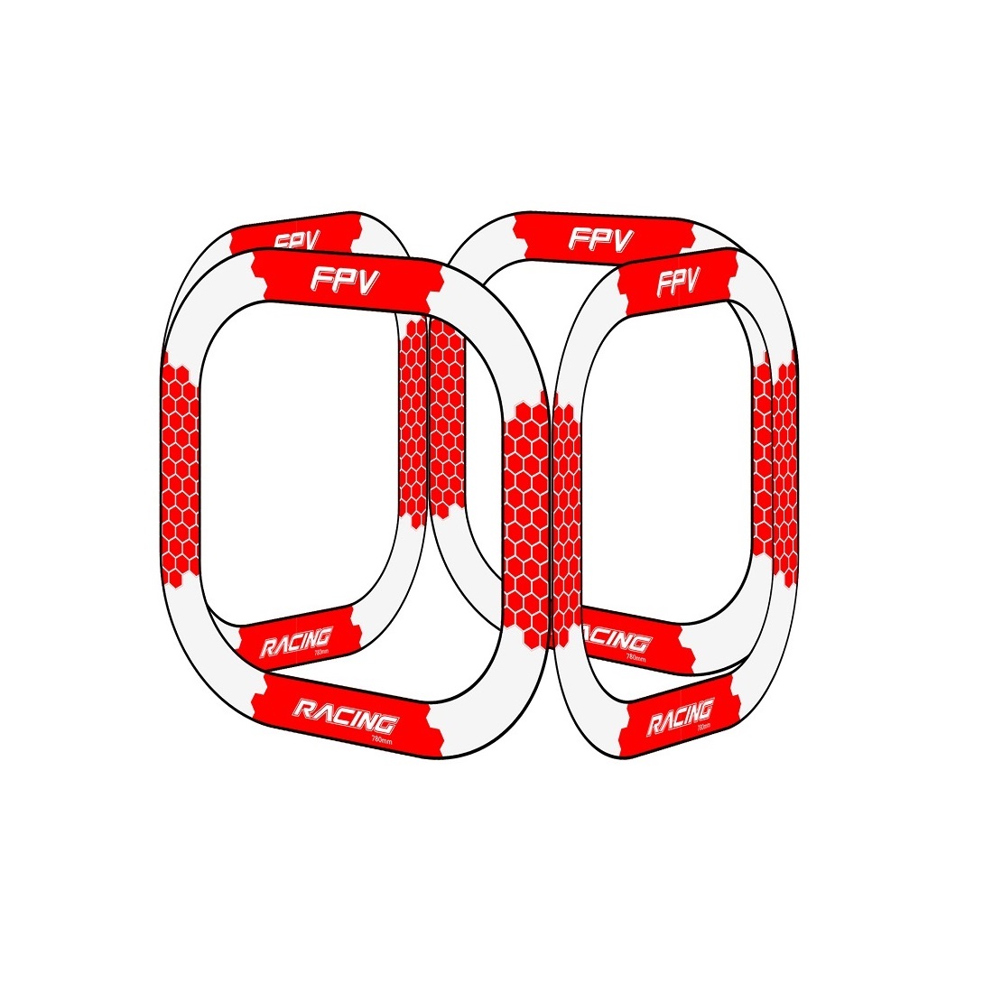 780mm FPV Racing Gate Doelwit  - Drone Racing Flag recensie en prijs