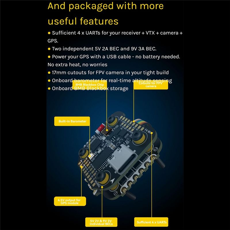 B92B voor Speedybee F405 Mini  - Drone Racing Esc recensie en prijs