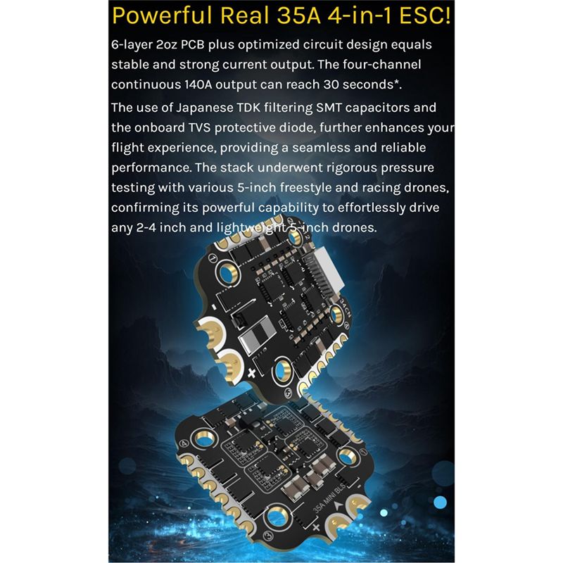 B92B voor Speedybee F405 Mini  - Drone Racing Esc recensie en prijs