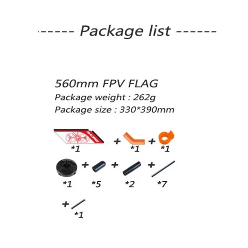 Ldarc 560Mm Fpv Freestyle Outd - Drone Racing Flag recensie en prijs