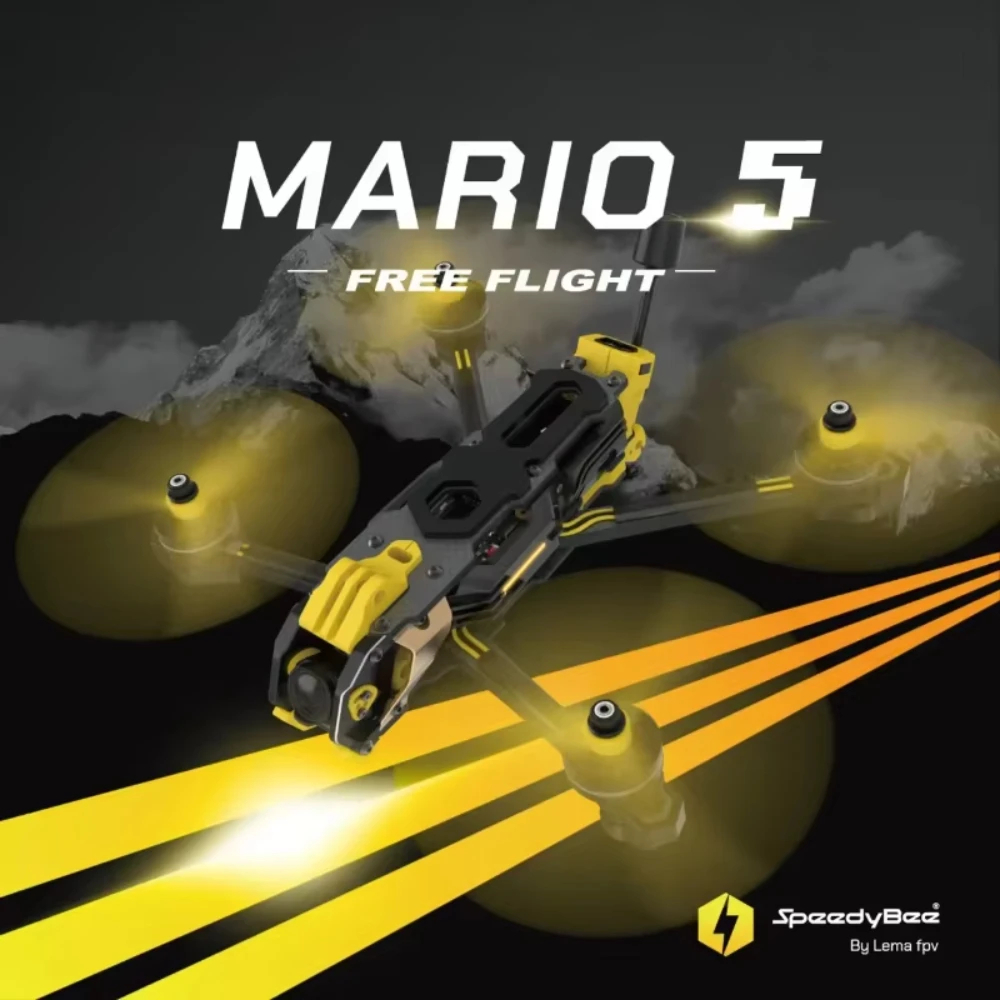 Speedybee Mario 5 O4 Frame Kit - Drone Racing Propeller recensie en prijs